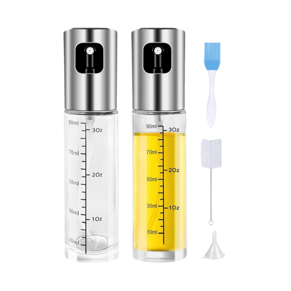 2 Pack Oil Spray Bottles 100mL